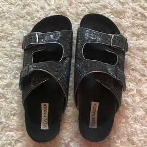 Steve Madden Shoes - Steve Madden rhinestone sandals sz 9.5 Steve Madden Shoes - Steve Madden rhinestone sandals sz 9.5